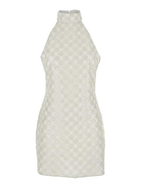 ROTATE Rotate Women Beaded Halterneck Dress