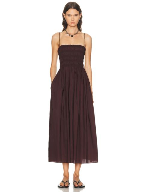 MATTEAU Shirred Bodice Dress