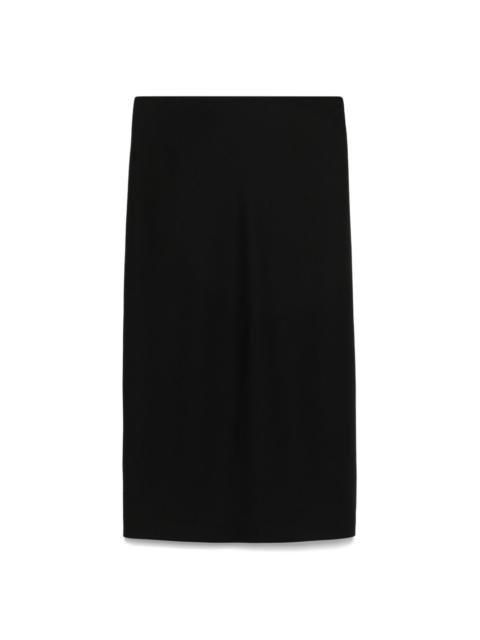 wool maxi skirt
