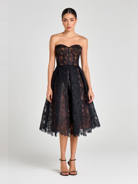 NADINE MERABI Olivia Black Dress