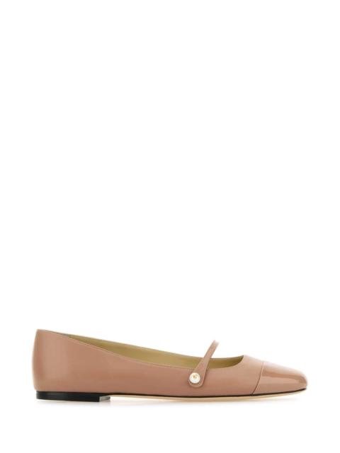 JIMMY CHOO Jimmy Choo Women Skin Pink Nappa Leather Ballerinas