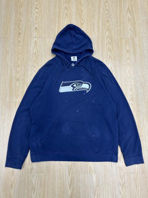 Other Designers NFL - SEATTLE SEAHAWKS BIG LOGO DISTRESSED HOODIE(T264)