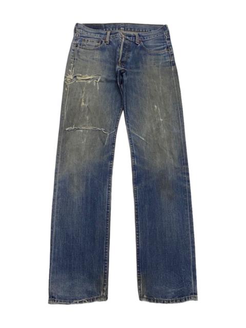 Levi's VINTAGE LEVIS 522 RUSTY DISTRESSED DENIM JEANS JAPAN