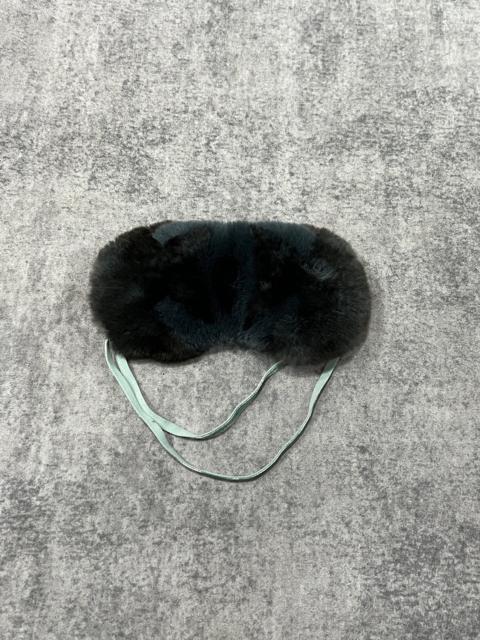 Other Designers Chanel rabbit fur eye mask