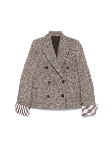 Brunello Cucinelli Wool and silk jacket