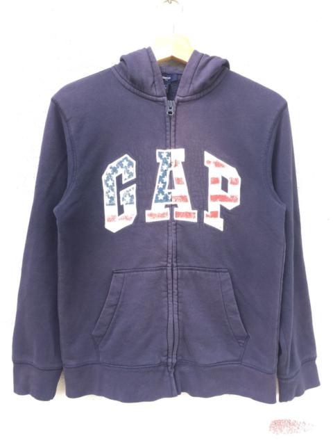 Other Designers Gap Zipper Hoodie Sun Faded America Flag