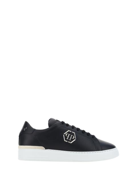 PHILIPP PLEIN Philipp Plein Hexagon Low Top Sneakers Black Men