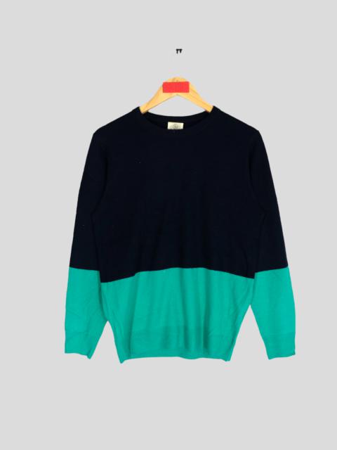 Other Designers Beauty & Youth - Japanese Brand Beauty & Youth Colourblock Jumper Size M