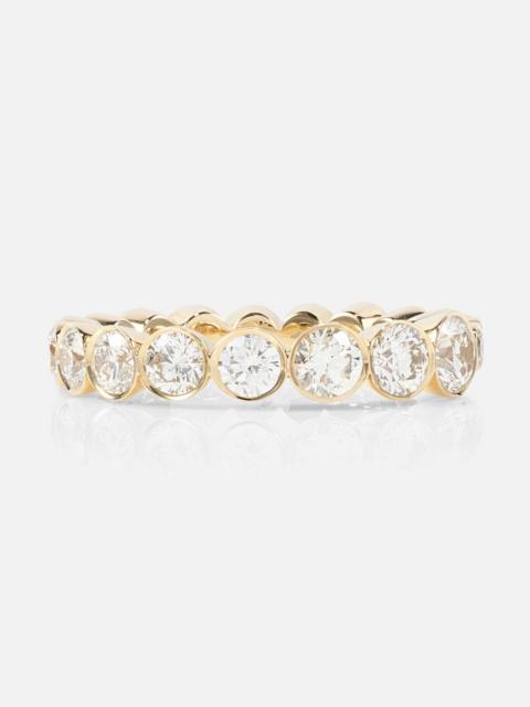 SOPHIE BILLE BRAHE Ensemble Croissant 18kt gold ring with diamonds