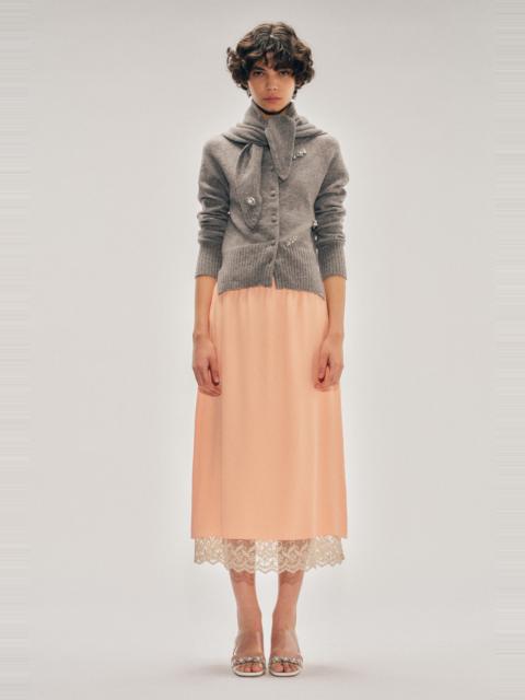 Simone Rocha Lace Trim Negligee Skirt