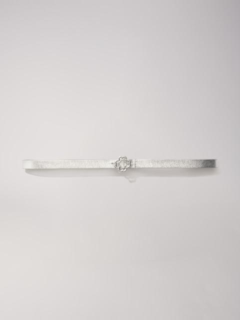 maje Slim belt with Clover buckle