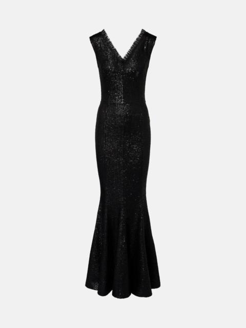 NORMA KAMALI Sequined gown