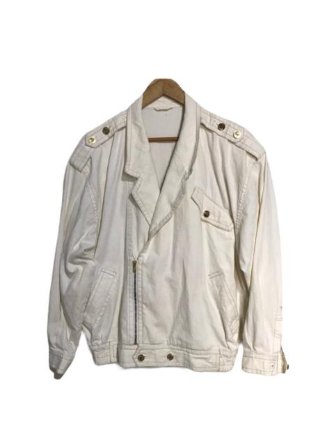 CELINE celine paris double collar vintage cotton jacket