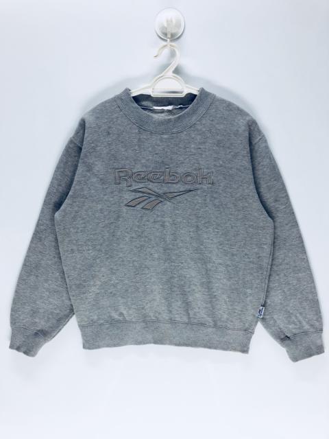 Other Designers Vintage - Vintage Reebok Big Logo Sweatshirt Embroidery Crop Top