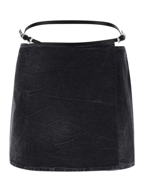 Givenchy Givenchy Women Voyou Denim Skirt