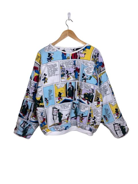 Other Designers Vintage - Vintage Mickey Mouse All Over Printed Reversible Sweatshirt