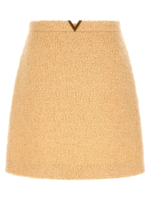 Valentino Valentino Garavani Women Valentino Garavani 'V Gold' Skirt