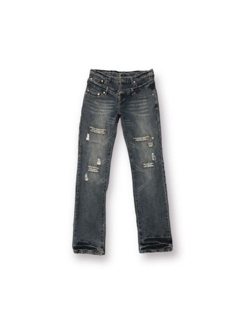 Other Designers Distressed Denim - Japanese brand distressed double waist denim🔥