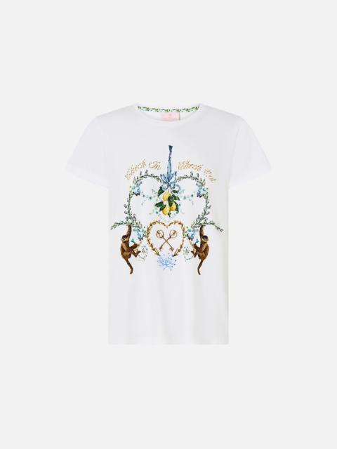 CAMILLA SLIM FIT ROUND NECK T-SHIRT