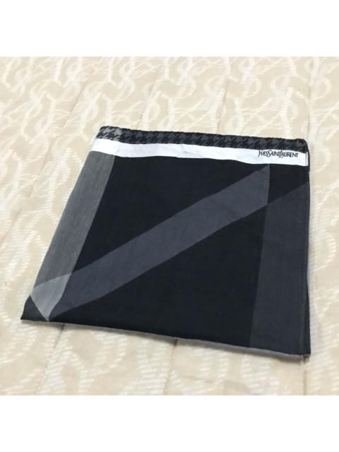 Other Designers Ysl Pour Homme - YvesSaintLaurent Colorblock Stripe Design Handkerchief 18x18