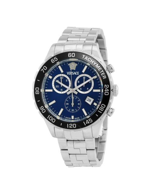 VERSACE Versace Hellenyium Chronograph Quartz Blue Dial Men's Watch VEPCA0324