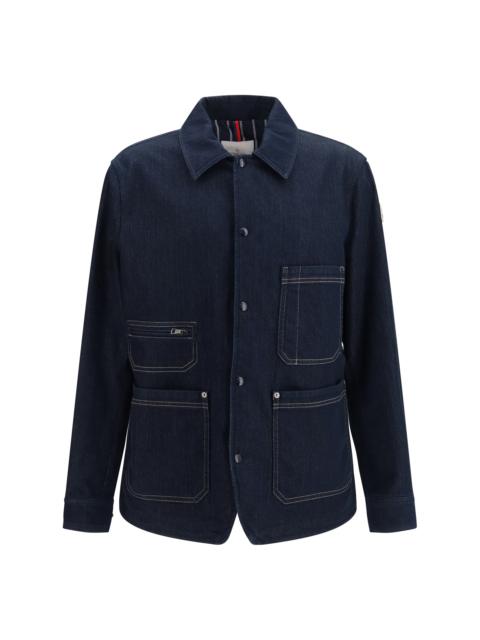 Moncler Moncler Haderu Denim Shirt Jacket Dark Blue