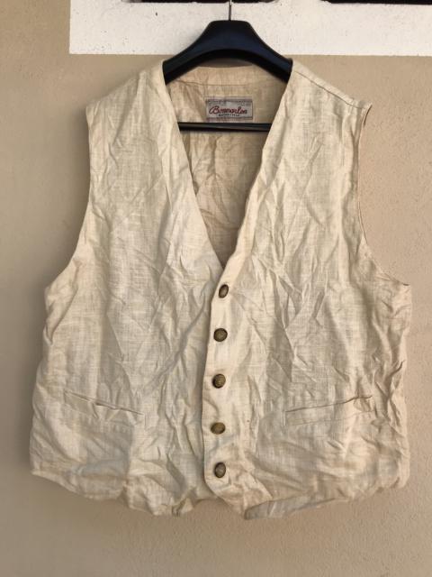 Other Designers Vintage - Vintage 80s bonmarlen motorcycle Sleeveless cardigan