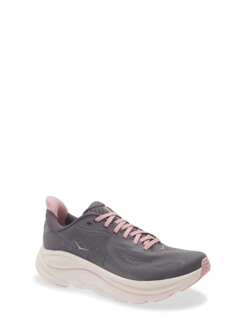 HOKA HOKA Clifton 10 Running Shoe in Galaxy /Dried Rose at Nordstrom