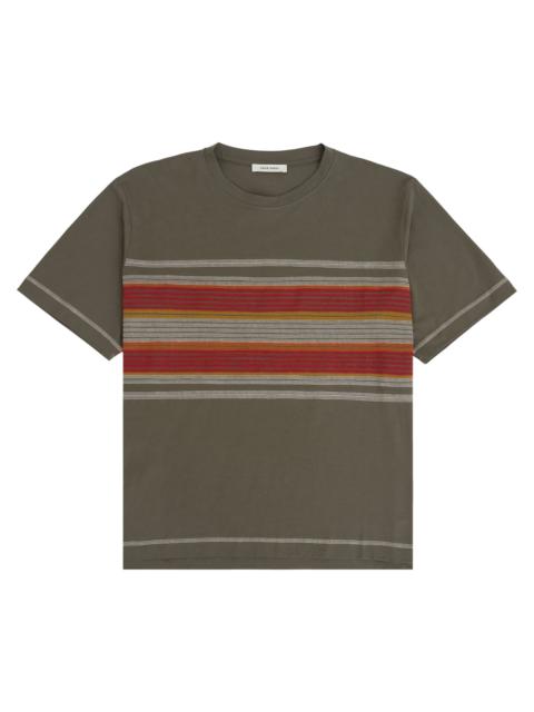 Craig Green Flatlock Stripe T-Shirt 'Olive'