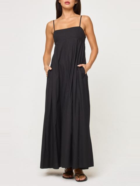 L*SPACE LSPACE Raveena Cotton Cover-Up Maxi Dress in Black at Nordstrom