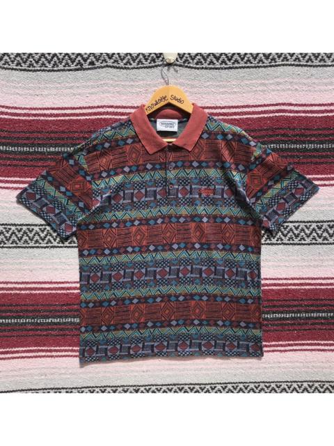 Missoni Vintage Missoni Sports Ethnic Wind Polo Tees Missoni Italy