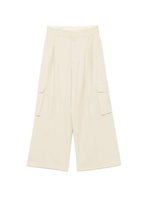 Dries Van Noten Dries Van Noten Neutrals Trousers - Wide-Leg Trousers Men