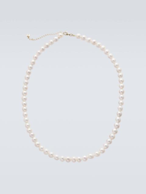 MATEO 14kt gold necklace with freshwater pearls