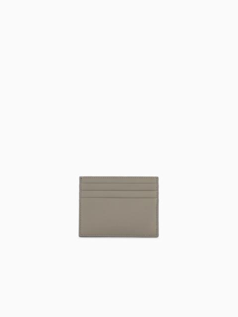 GIORGIO ARMANI NAPPA LEATHER CARD HOLDER