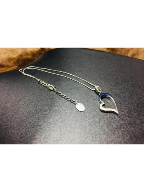 Other Designers Karl Lagerfeld - Asymmetrical hollow heart steel necklace