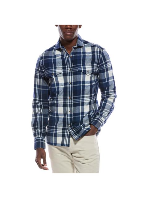 Brunello Cucinelli Brunello Cucinelli Easy Fit Western Shirt
