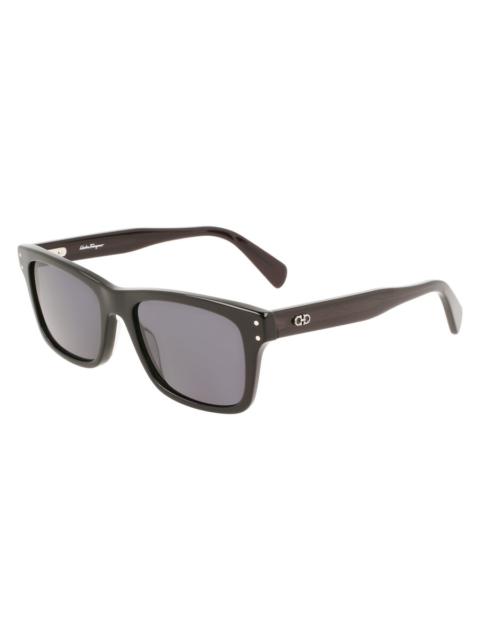 FERRAGAMO Ferragamo Grey Square Men's Sunglasses SF1039S 001 54