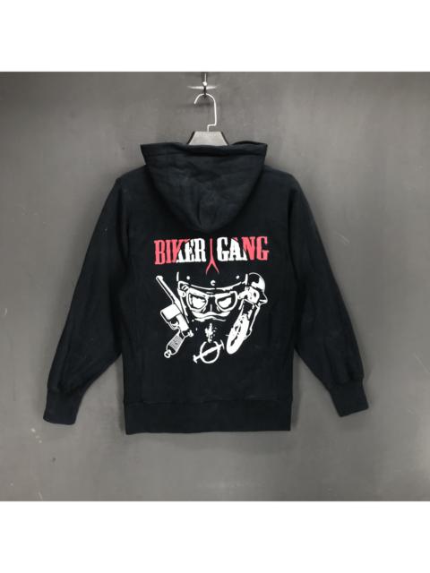 Other Designers Gang - Biker Gang Big Logo Pullover Hoodies #1861-73