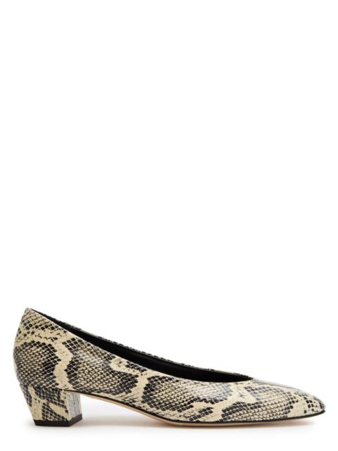 Aeyde Aeyde Helia 35 Python-effect Leather Pumps