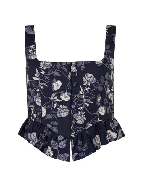 Agua by Agua Bendita Eslabón Sueño Cropped Top