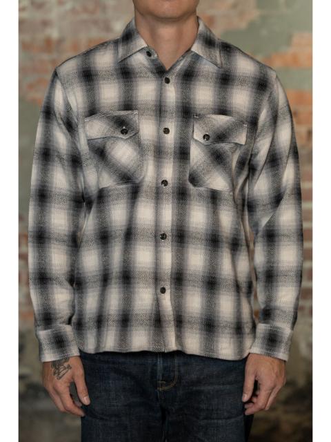 3sixteen 3SIXTEEN CROSSCUT FLANNEL - CREAM/BLACK PLAID