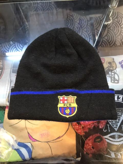 Other Designers Japanese Brand - Beanie Football Club Barcelona