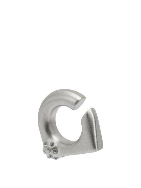 Rick Owens Rick Owens Orb Ear Cuff Silver Women