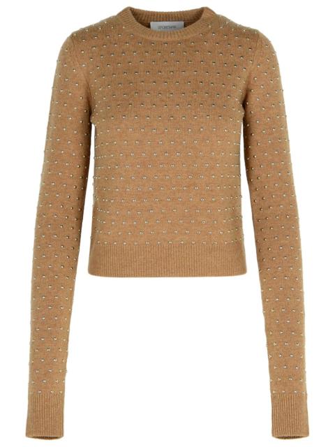 Sportmax Sportmax 'Sierra' Brown Wool Blend Sweater Women