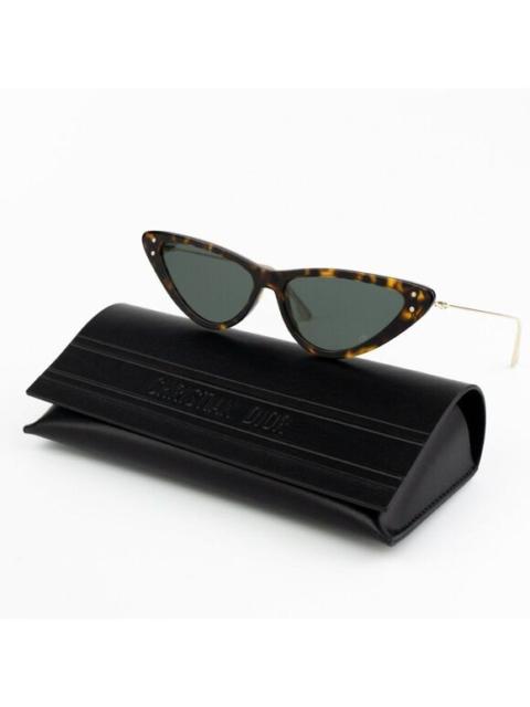 Dior NEW Dior MISSDIOR B4U CD40105U 52N 22C0 Havana Green Unisex Cat Eye Sunglasses