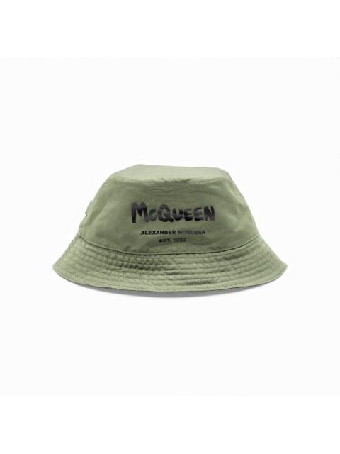 Alexander McQueen Graffiti Bucket Hat Size M Green - NWT $410