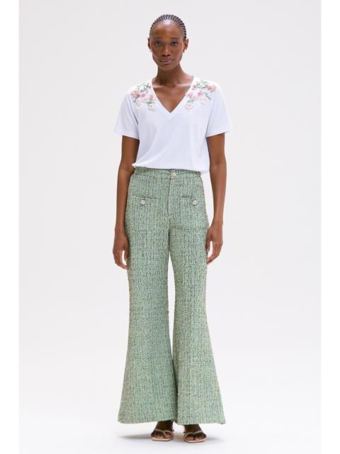 PatBO CRYSTAL TWEED PANT