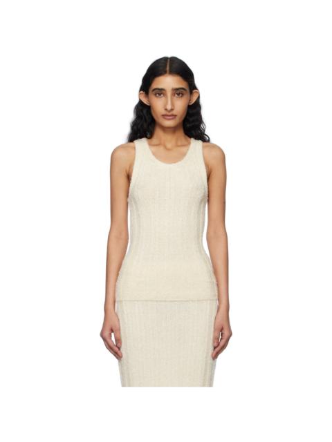 KHAITE Off-White Lena Tank Top