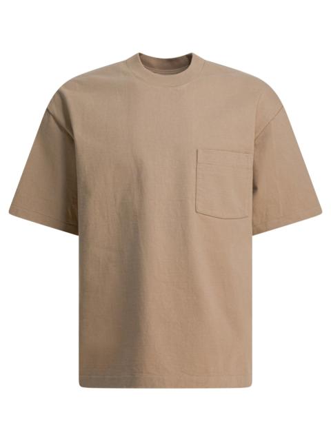 AURALEE Cotton T-Shirt T-Shirts Beige