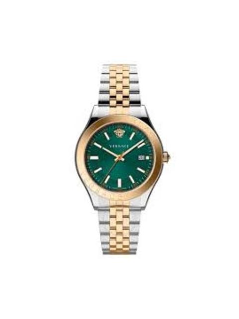 Versace Hellenium Quartz Green Dial Men's Watch VEVK01324